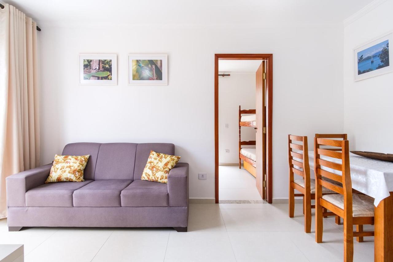 Apartamento A 100 Metros Da Praia - 01 Dormitorio - Edificio Agua Viva Ubatuba Kültér fotó