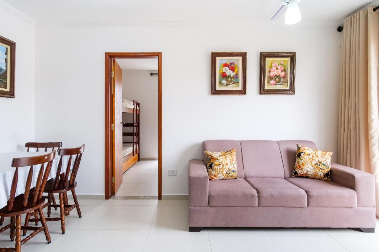 Apartamento A 100 Metros Da Praia - 01 Dormitorio - Edificio Agua Viva Ubatuba Kültér fotó