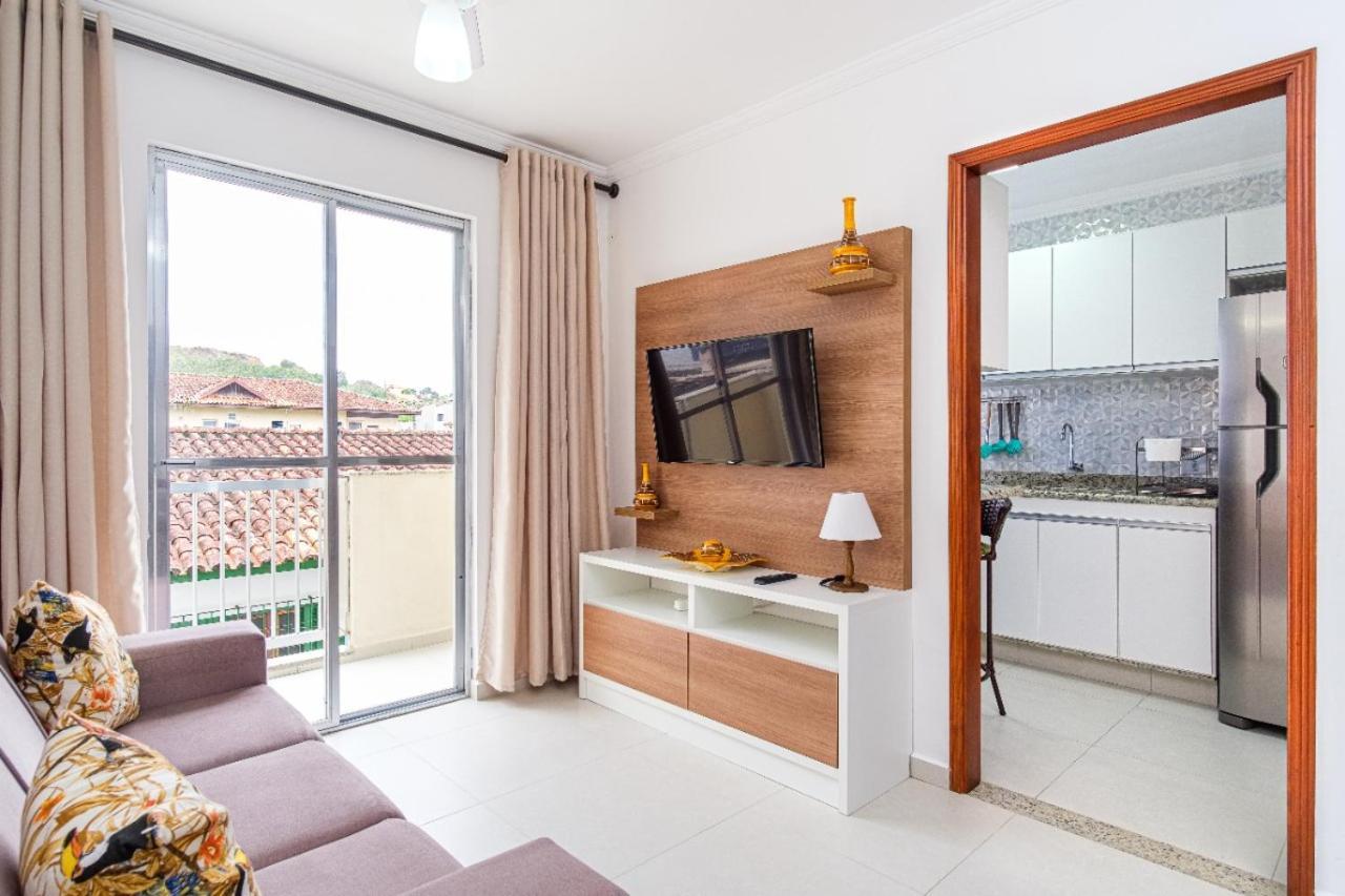 Apartamento A 100 Metros Da Praia - 01 Dormitorio - Edificio Agua Viva Ubatuba Kültér fotó